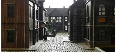 Escenografía pueblo medieval
