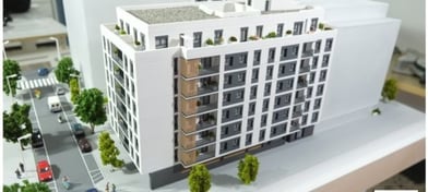 Maqueta edificio residencial