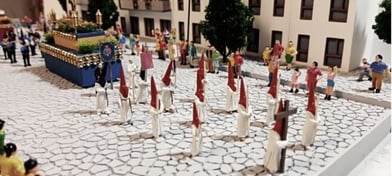Diorama de procesión Semana Santa