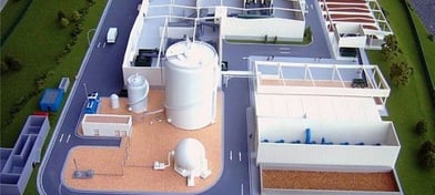 Maqueta planta Industrial