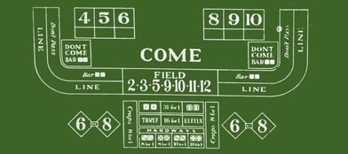 Old Craps Layout
