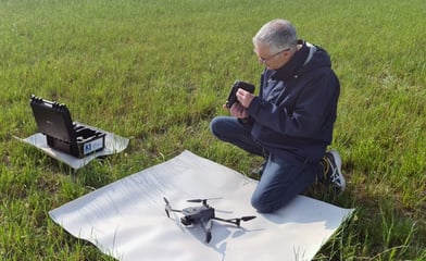 Préparation du drone