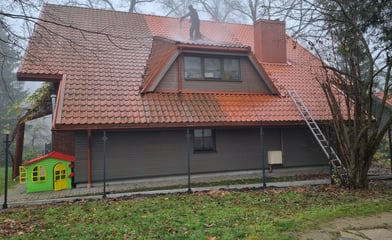 Čerpinio stogo plovimas aukštu slėgiu