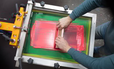 Matriz de serigrafia para impressão de estampa personalizada para sua empresa ou evento.