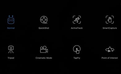 DJI Quick Shot Modes