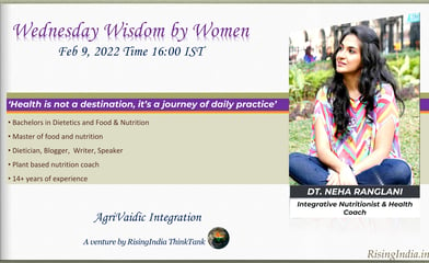 Wednesday Wisdom by Women an initiative by RisingIndia ThinkTank to encourage women entrepreneurship