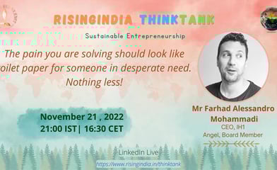 RisingIndia ThinkTank's November session is with Italian Startup Studio Angel