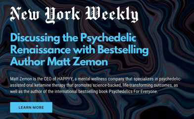 Matt Zemon interviewed in New York Weekly