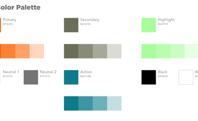 UI color palette