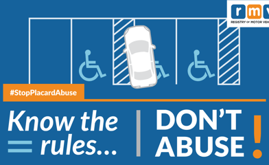 RMV Don't Abuse Handicap Image 2