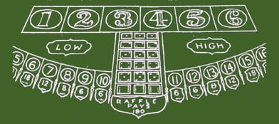 Hazard Layout Dice Game