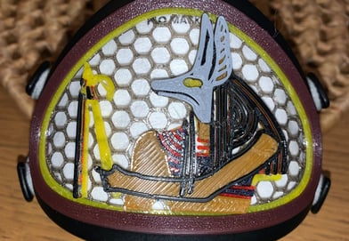 Multicolor Anubis Decoration for Flo mask