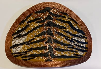 Tiger Decoration, top view, Flo mask