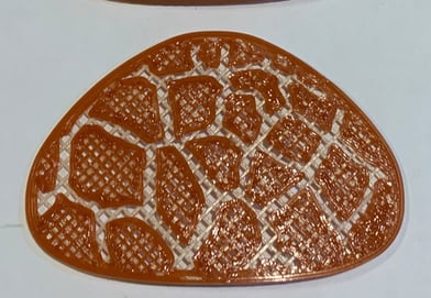 Giraffe pattern decoration for Flo mask
