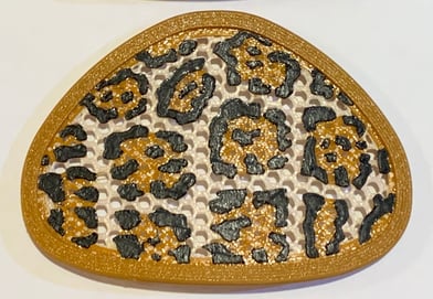 Panther pattern decoration for Flo mask