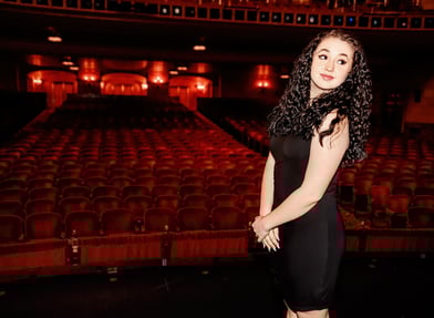 Lancaster PA senior picture photographer. Photo of senior pictures in Hershey Theater