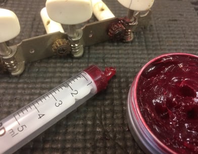 Recaster Guitar Workshop Machine Head Tuner Renovation Red Lithium Grease