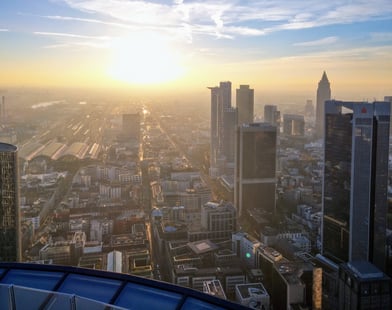 Skyline with main central station