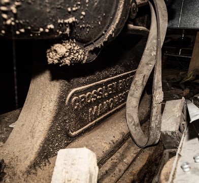 dusty crossley engine in the attic