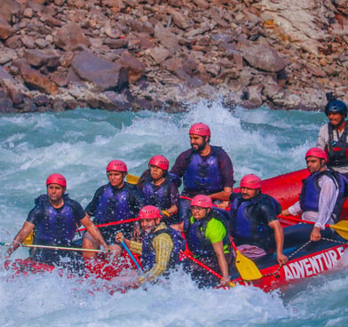 River rafting in Rishikesh 