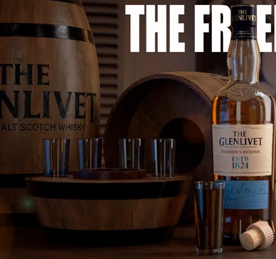 Glenlivet 3d bottle ad