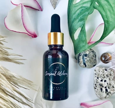 a bottle of an aphrodisiac elixir