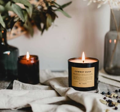 COWBOY KUSH SCENTED CANDLE