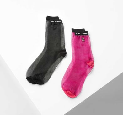 K/IKONIK CHOUPETTE SHEER SOCKS 2-PACK