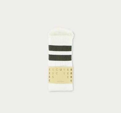 Off White Olive Night Unisex Tube Socks