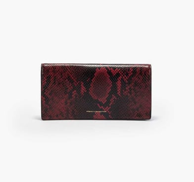 PYTHON LEATHER CLUTCH BAG