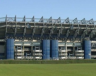 Murrayfield stadium is on our backyard