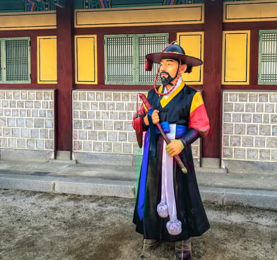 Goverment official Korean traditional uniform