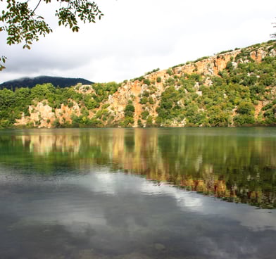 Lake Zirou cloudy view 