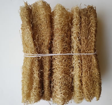 Dish scrubber, natural loofah. plastic free loofah, body exfoliator, body scrubber