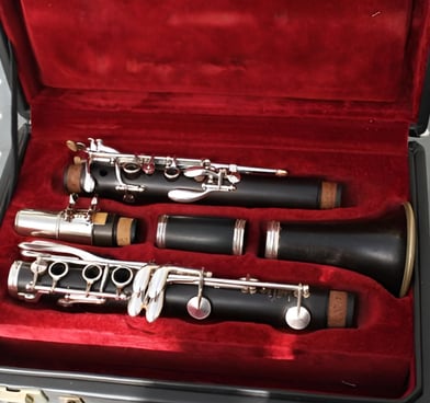 Clarinet in case