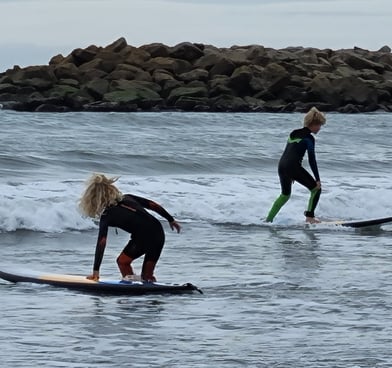 Kids weekend surf club page