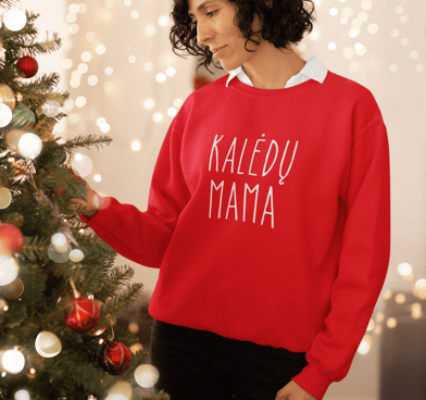 Kalėdiniai džemperiai mamai