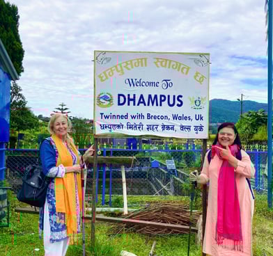 Chegando em Dhampus, entrada para o circuito Annapurna.