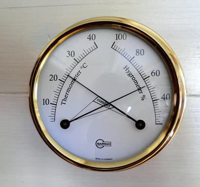 A thermometer hygrometer