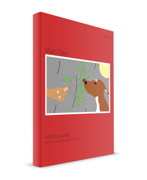 Max's Diary - A Mini Journal | Children's Diary | Nicole Rivera