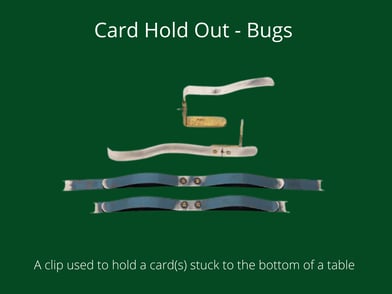 Card Hold Outs Bugs