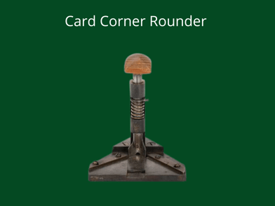 Card rounder cheating