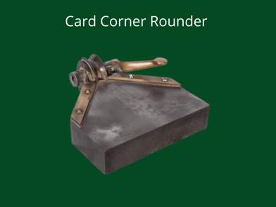 Card rounder cheating