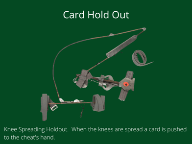 Card Hold Out cheating device