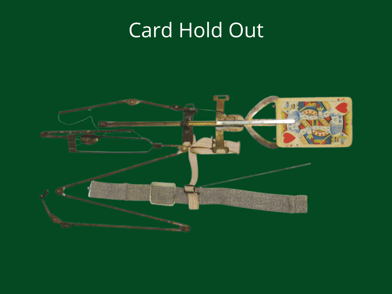 Card Hold Out Pullys