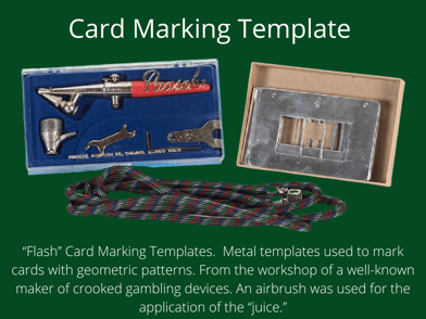 Card Marking template cheating