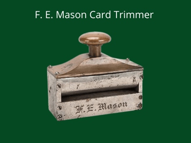 card trimmer stripper decks Mason