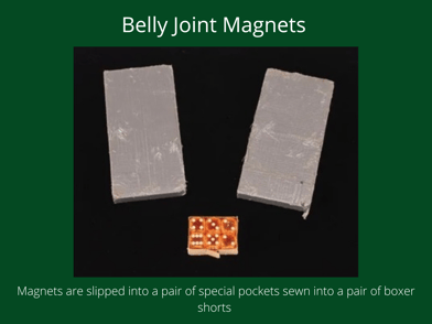 Bell joint dice magnets