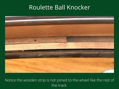 electronic Roulette wheel ball knocker cheating