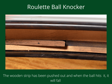 electronic Roulette wheel ball knocker cheating